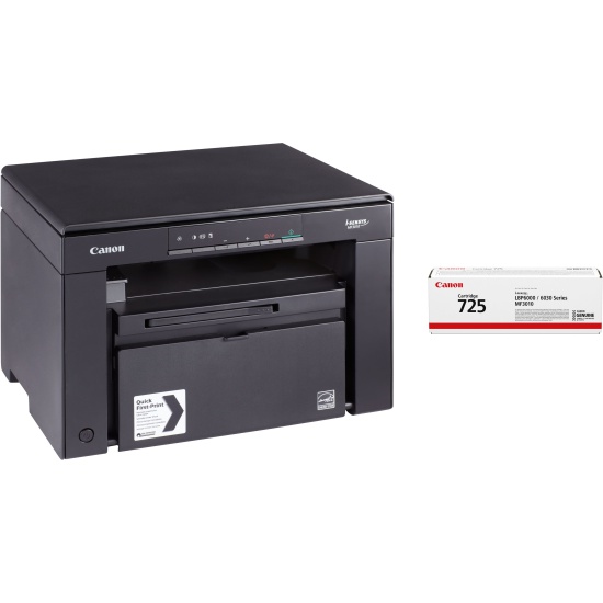 фото Лазерное мфу canon i-sensys mf3010 черный