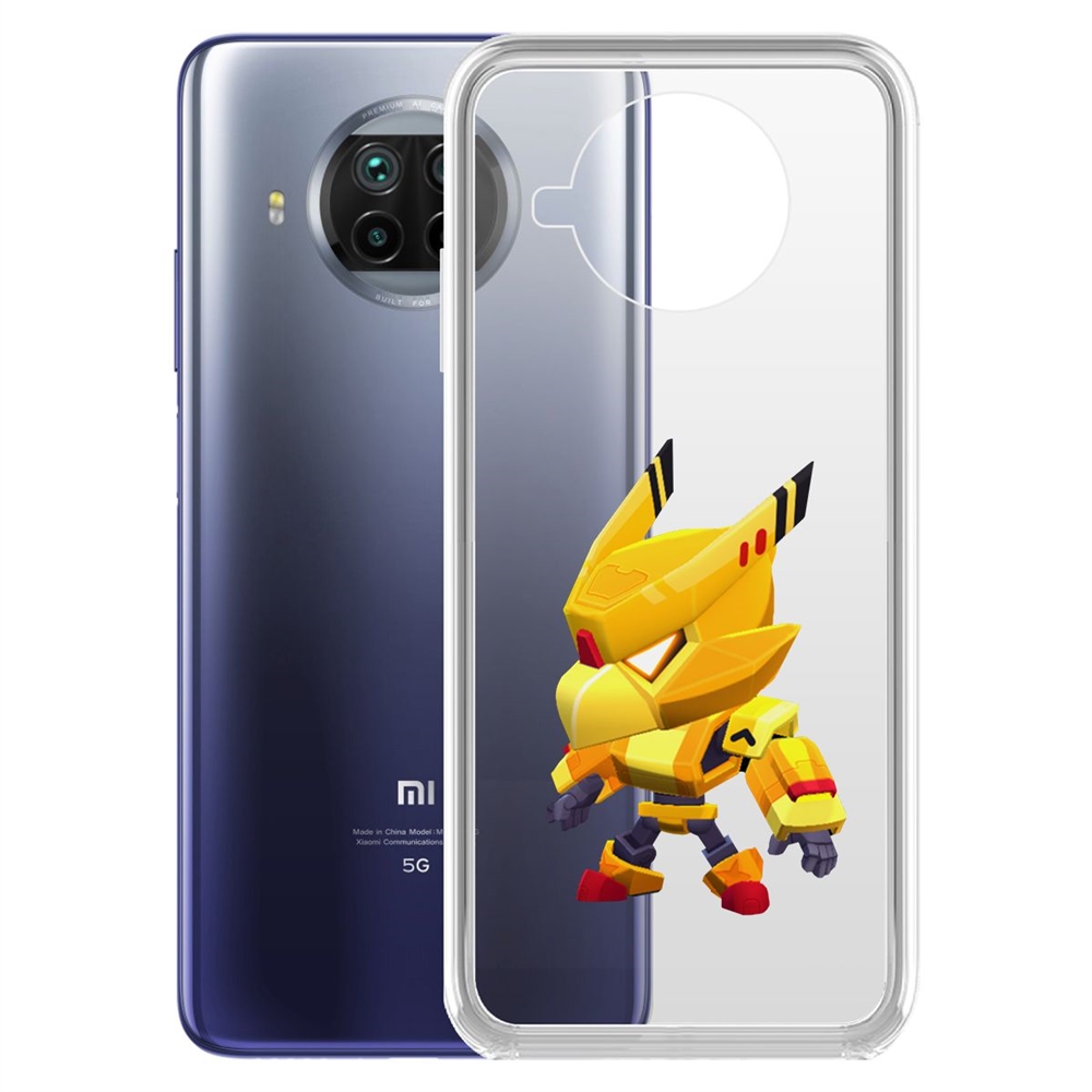 

Чехол-накладка Brawl Stars-Ворон Золотой Меха для Xiaomi Mi 10T Lite