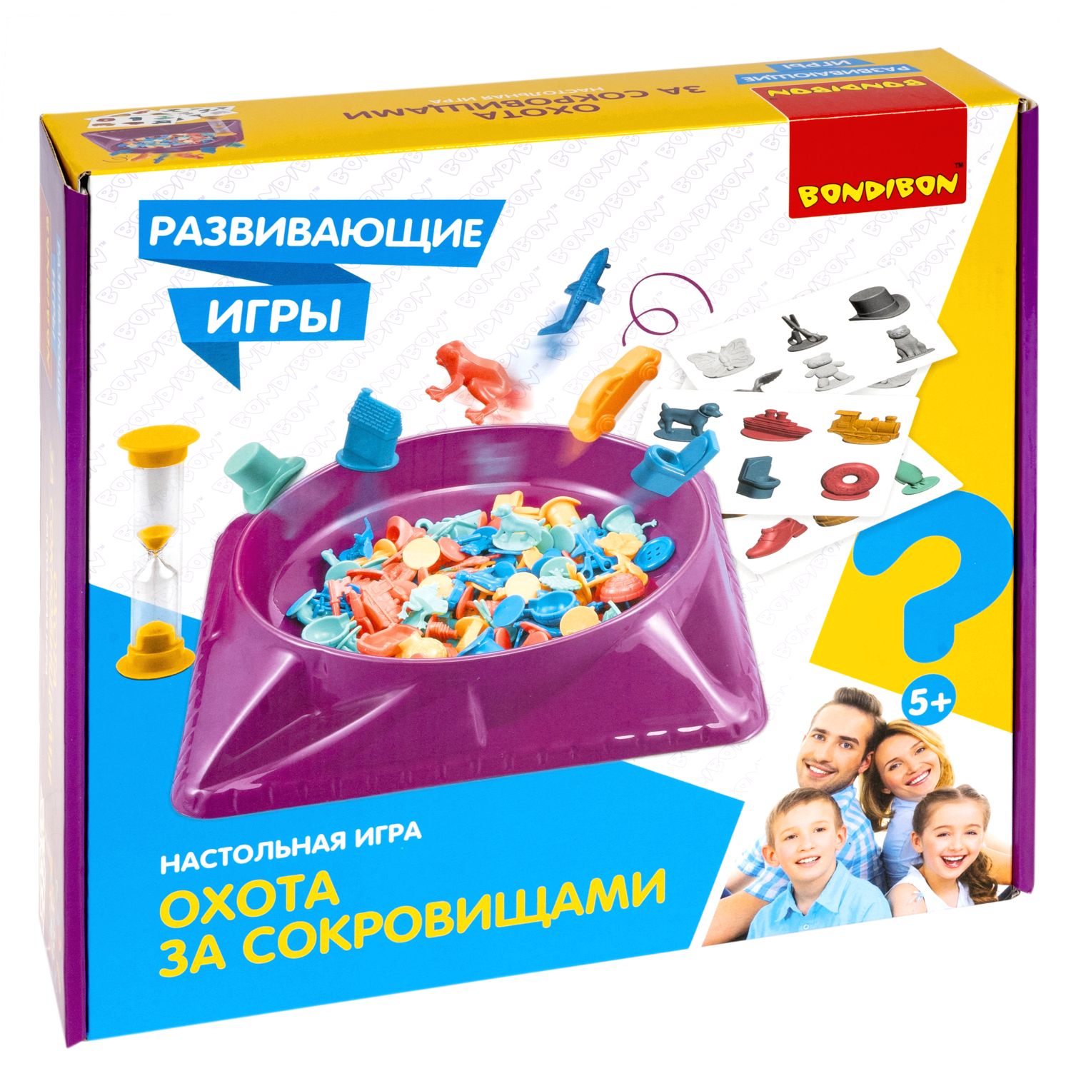 фото Развивающие настольные игры bondibon охота за сокровищами, box, вв5369-gw