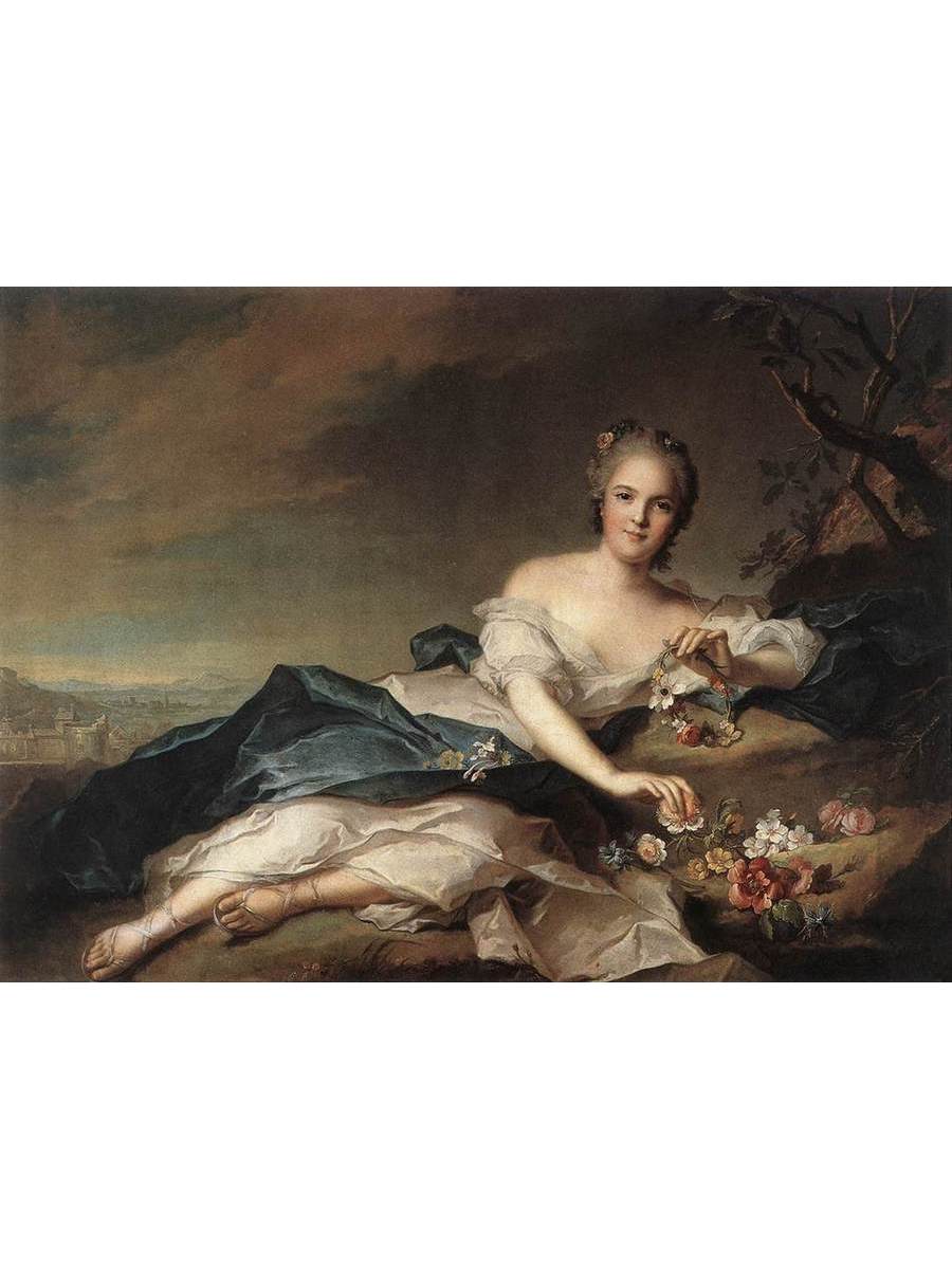 

Постер DRABS A3 Наттье Жан-Марк Henriette of France as Flora