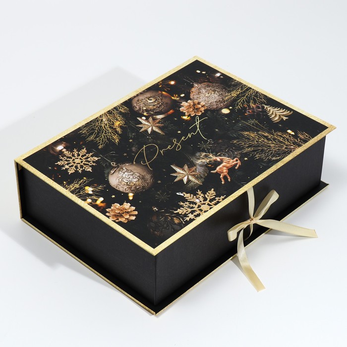 

Коробка‒книга «Best wishes for you», 27 х 19,5 х 8 см