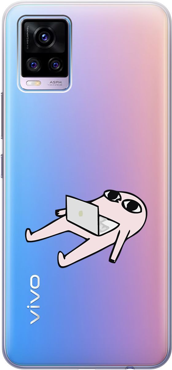 Силиконовый чехол на Vivo V20 