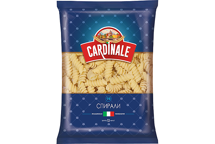 

«Cardinale», макаронные изделия «Спирали», 400 г
