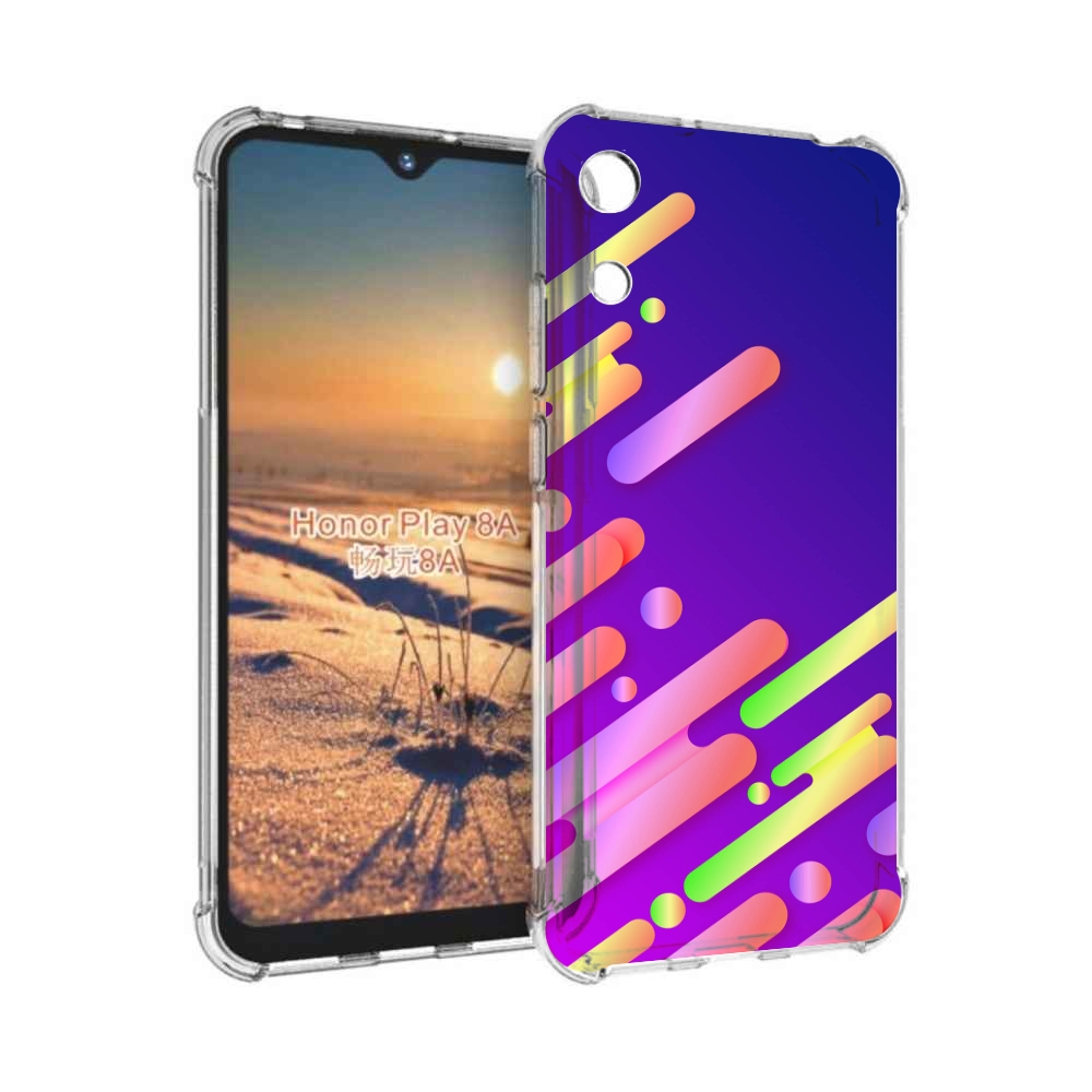 

Чехол бампер MyPads неоновый-фон для Honor 8A, Прозрачный, Tocco