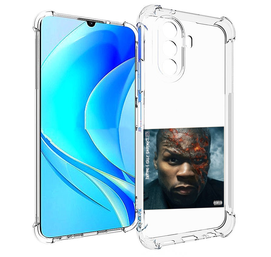 

Чехол MyPads 50 Cent - Before I Self Destruct мужской для Huawei Nova Y70, Прозрачный, Tocco