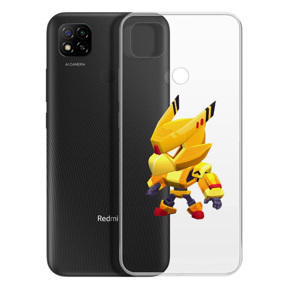

Чехол-накладка Brawl Stars-Ворон Золотой Меха для Xiaomi Redmi 9C