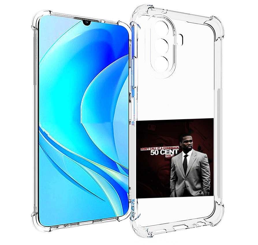 

Чехол MyPads 50 Cent - Dont Call It A Comeback Vol для Huawei Nova Y70 / Nova Y70 Plus, Прозрачный, Tocco