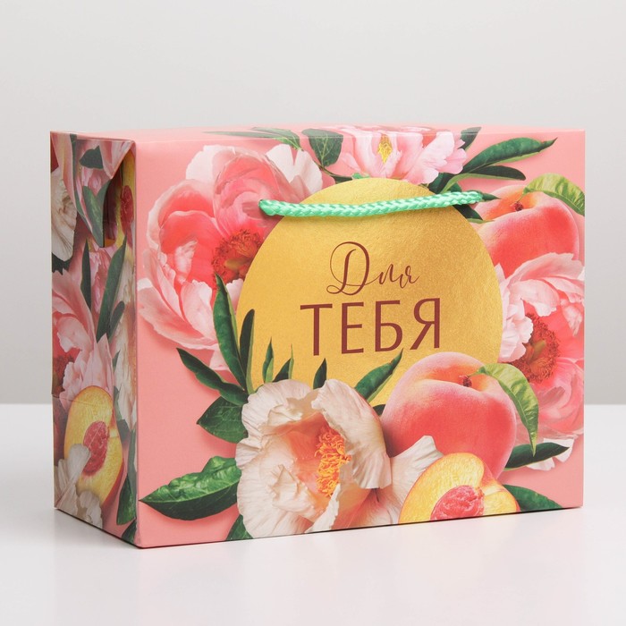 

Пакет—коробка Flower, 23 х 18 х 11 см, Розовый