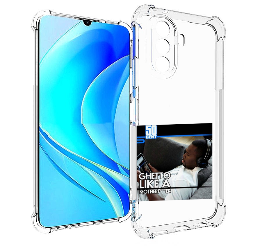 

Чехол MyPads 50 Cent - Ghetto Like A Motherfucker для Huawei Nova Y70 / Nova Y70 Plus, Прозрачный, Tocco
