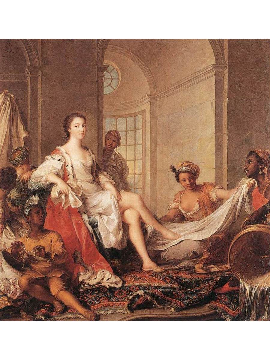 

Постер DRABS A3 Наттье Жан-Марк Mademoiselle de Clermont en Sultane
