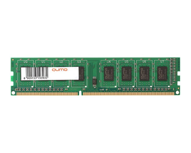 

Оперативная память QUMO DDR3 DIMM 2GB (PC3-12800) 1600MHz QUM3U-2G1600T11L 1.35V, QUM3U-2G1600T11L