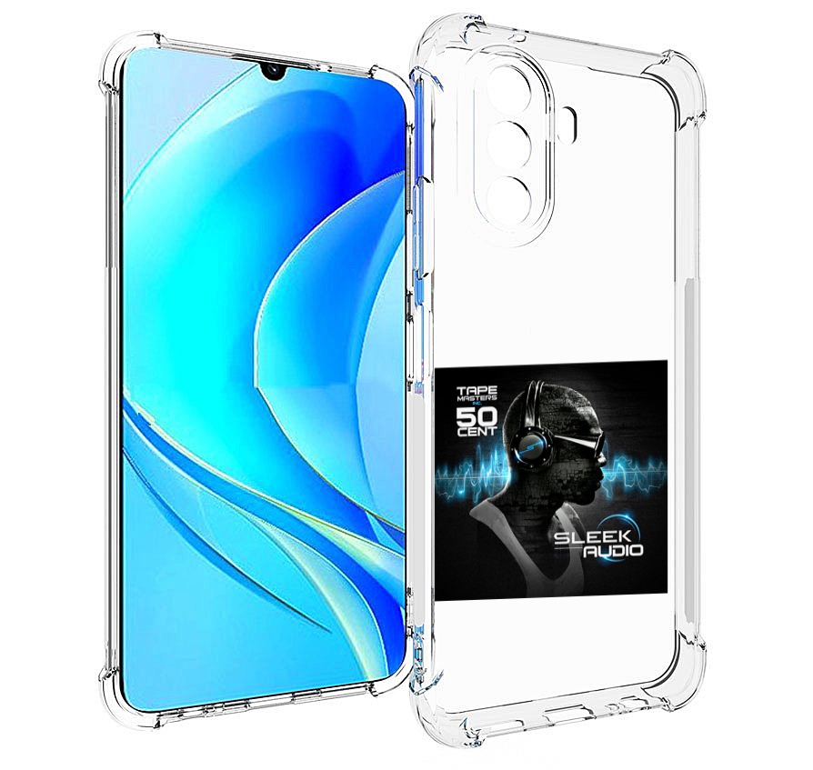 

Чехол MyPads 50 Cent - Sleek Audio для Huawei Nova Y70 / Nova Y70 Plus (MGA-LX9N), Прозрачный, Tocco