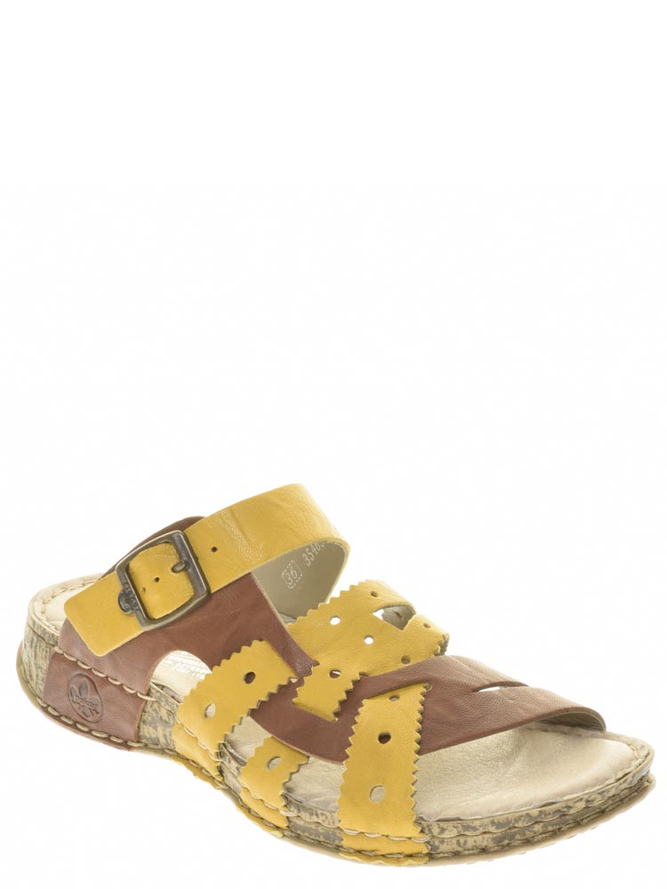 

Сабо женские Rieker 139619 желтые 9.5 US, 139619