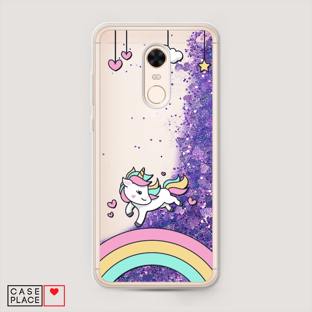 

Чехол Awog на Xiaomi Redmi 5 Plus "Единорог на радуге", Разноцветный, 33192-1