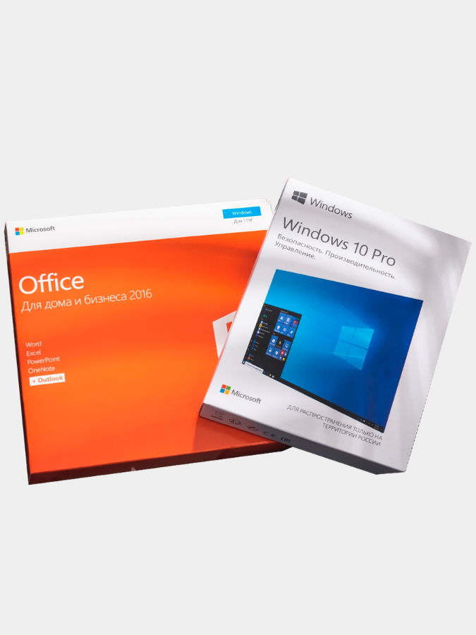 

Windows 10 pro box +office home and business 2016 box
