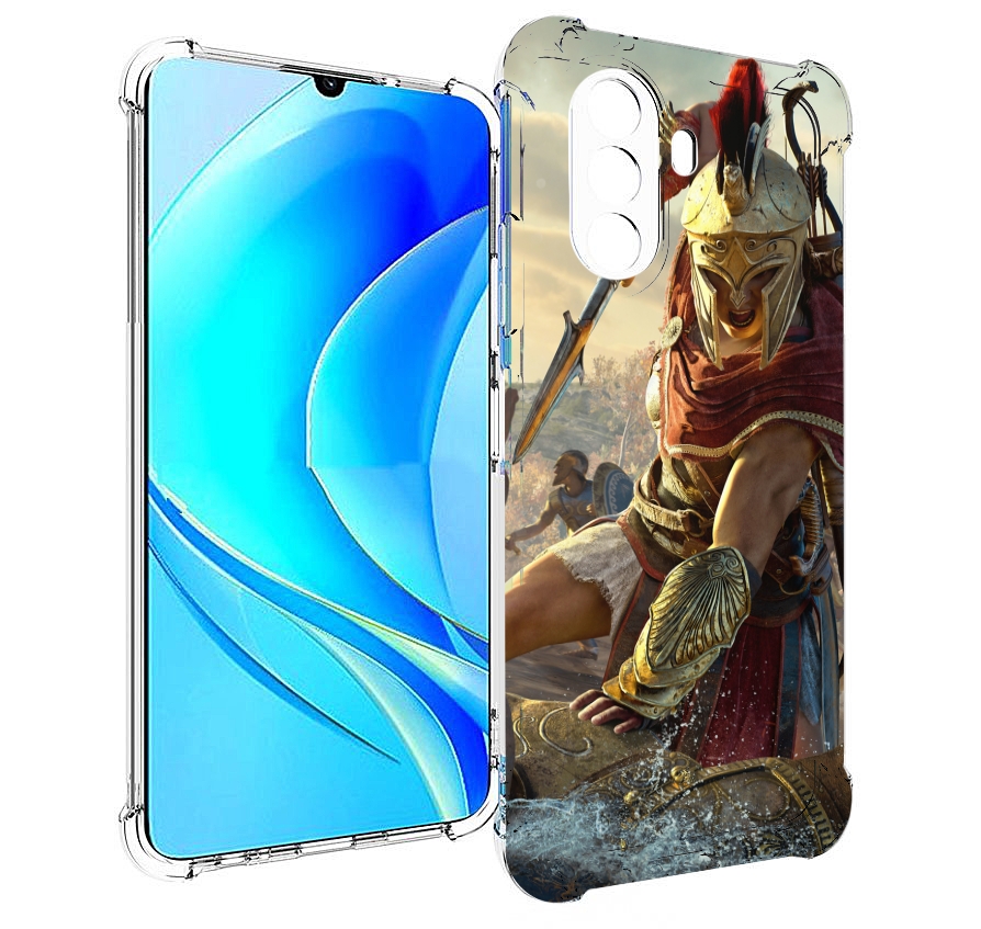 

Чехол MyPads Assassin's Creed Odyssey Kassandra мужской для Huawei Nova Y70, Прозрачный, Tocco
