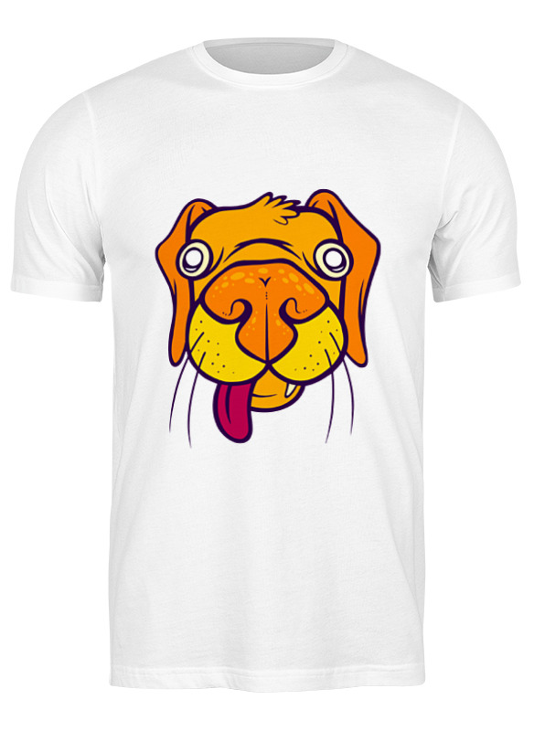 

Футболка мужская Printio Бульдог белая 2XL, Бульдог