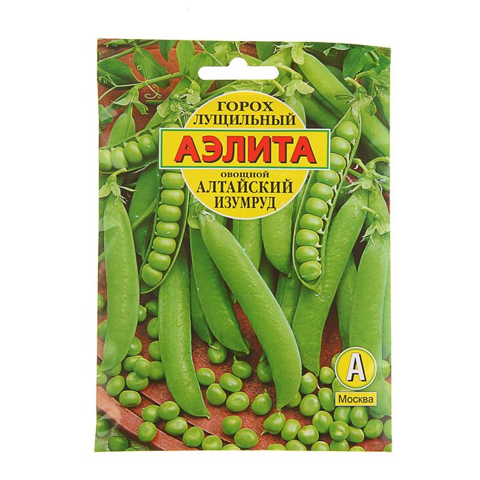 

Семена Горох "Аэлита", "Алтайский изумруд", лущильный, 25 г (2 шт)