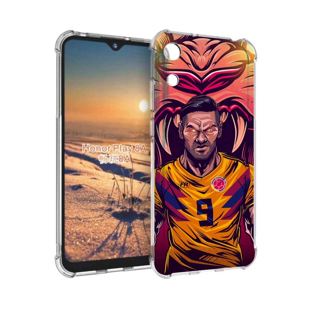 

Чехол бампер MyPads парень-тигр-красный для Honor 8A, Прозрачный, Tocco