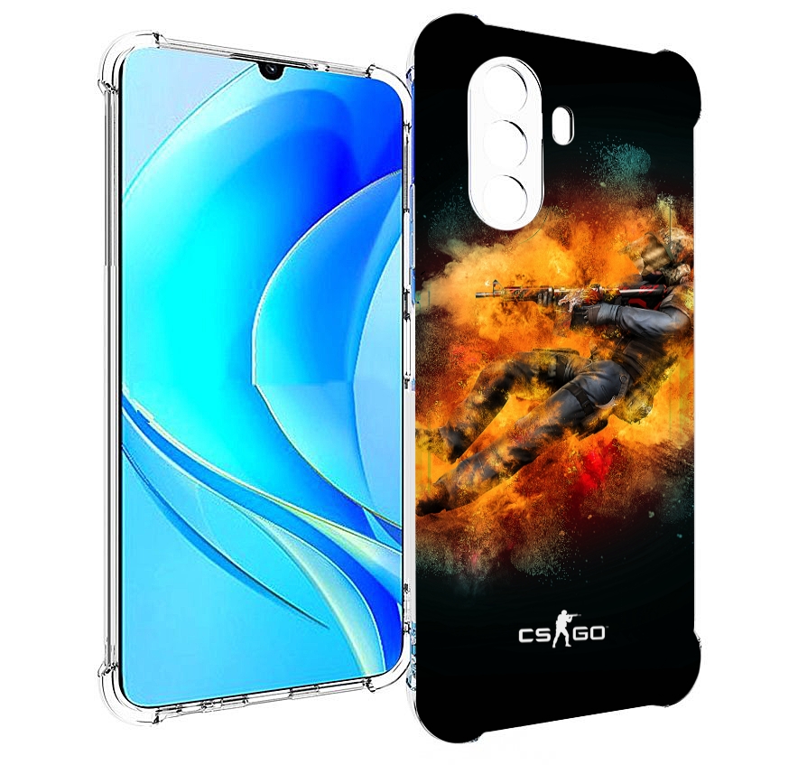 

Чехол MyPads CS-go-Контр-террорист мужской для Huawei Nova Y70 / Nova Y70 Plus, Прозрачный, Tocco