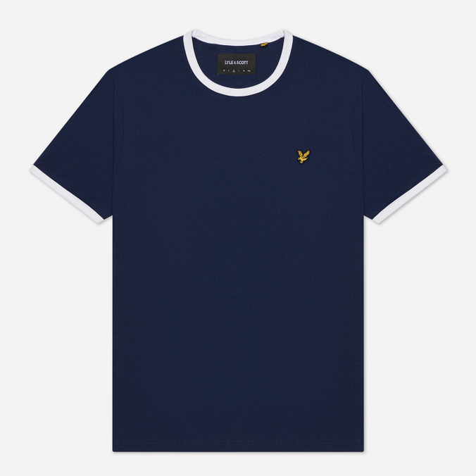 

Футболка мужская Lyle&Scott TS705V синяя S, TS705V