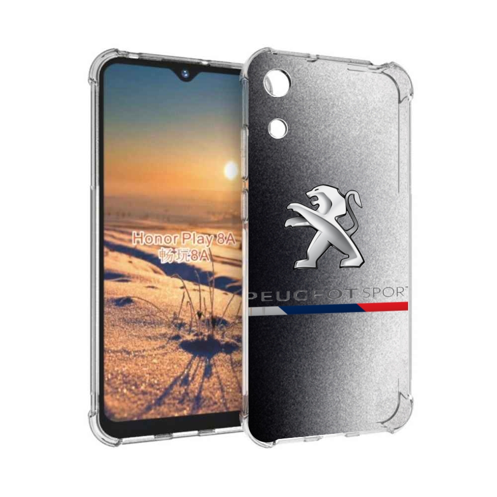 

Чехол бампер MyPads пежо-peugeot-1 для Honor 8A, Прозрачный, Tocco