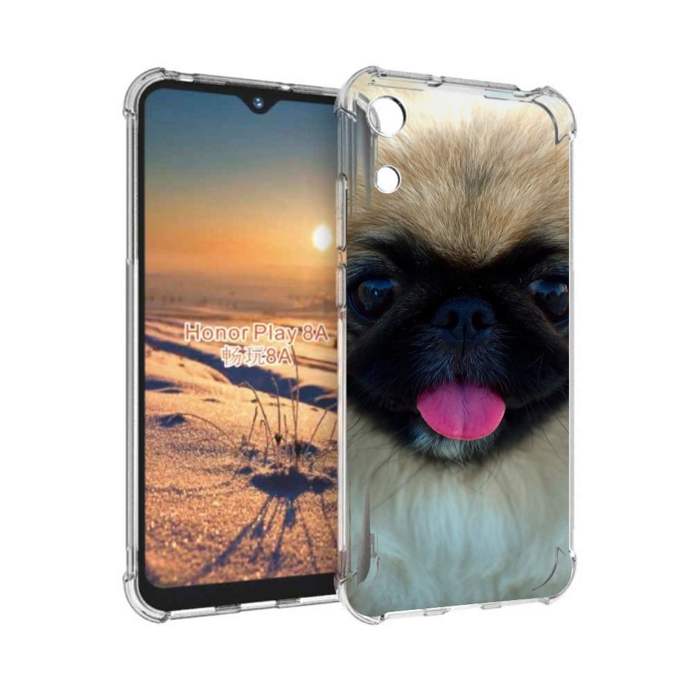 

Чехол бампер MyPads пекинез для Honor 8A, Прозрачный, Tocco