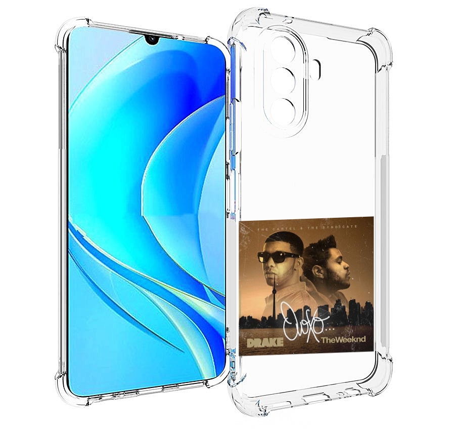 

Чехол MyPads Drake & The Weeknd - OVOXO для Huawei Nova Y70 / Nova Y70 Plus (MGA-LX9N), Прозрачный, Tocco