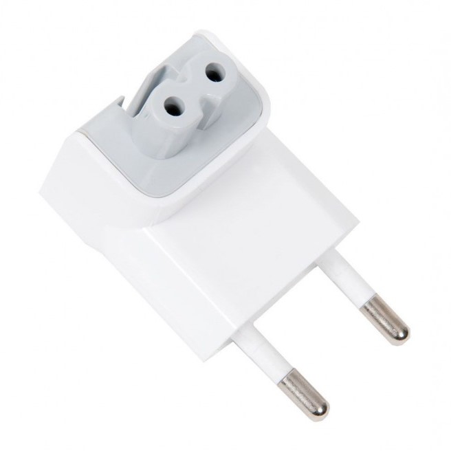 фото Переходник для блока питания apple tws белый euro plug