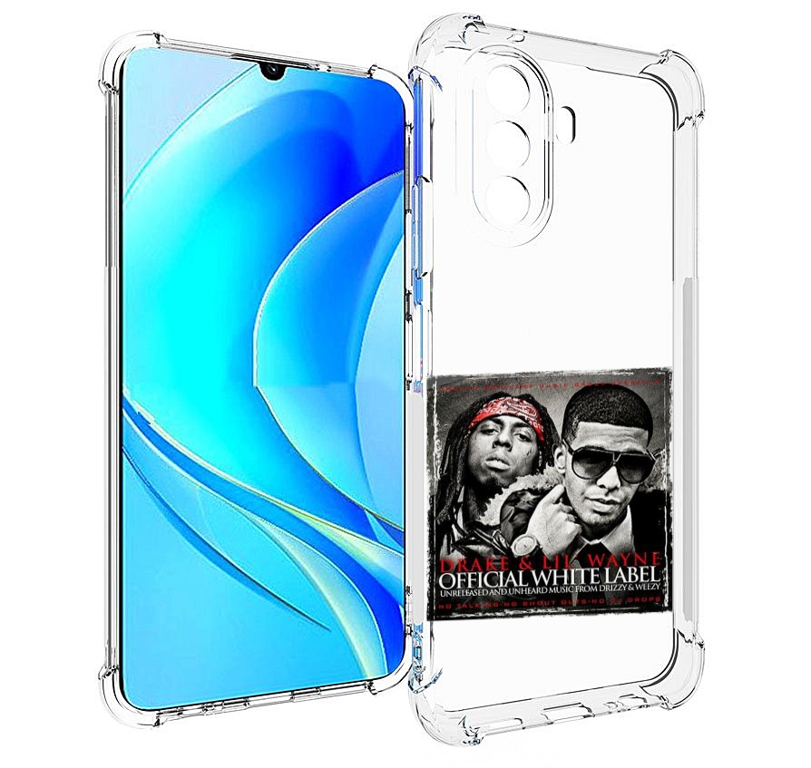 Чехол MyPads Drake - Official White Label для Huawei Nova Y70 / Nova Y70 Plus