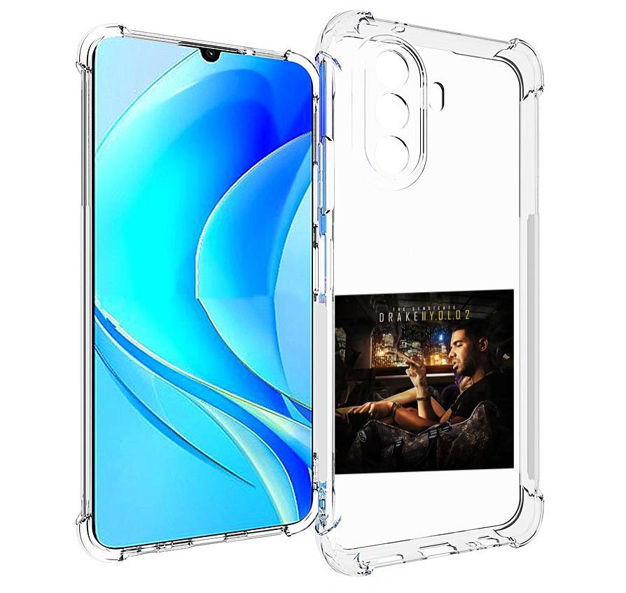 

Чехол MyPads Drake - You Only Live Once 2 для Huawei Nova Y70 / Nova Y70 Plus, Прозрачный, Tocco
