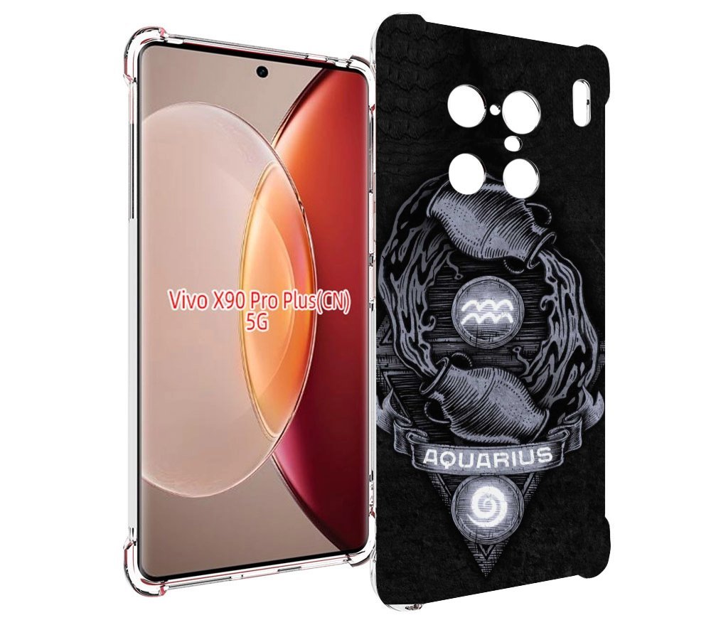 

Чехол MyPads знак зодиака водолеи 6 для Vivo X90 Pro Plus, Прозрачный, Tocco