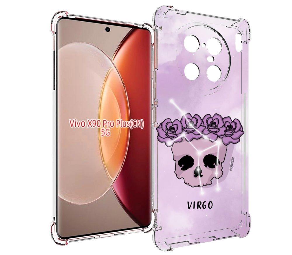 

Чехол MyPads знак зодиака дева 2 для Vivo X90 Pro Plus, Прозрачный, Tocco