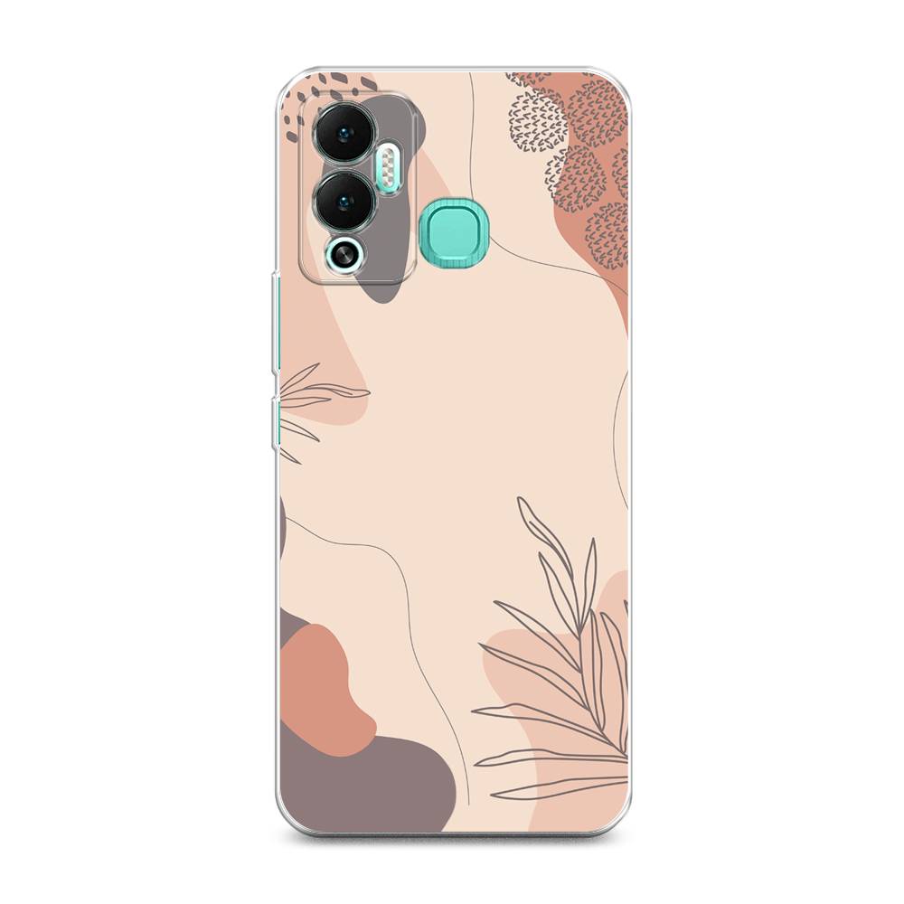 

Чехол на Infinix Hot 12 Play "Нюдовые тона", Коричневый;серый, 3101750-4