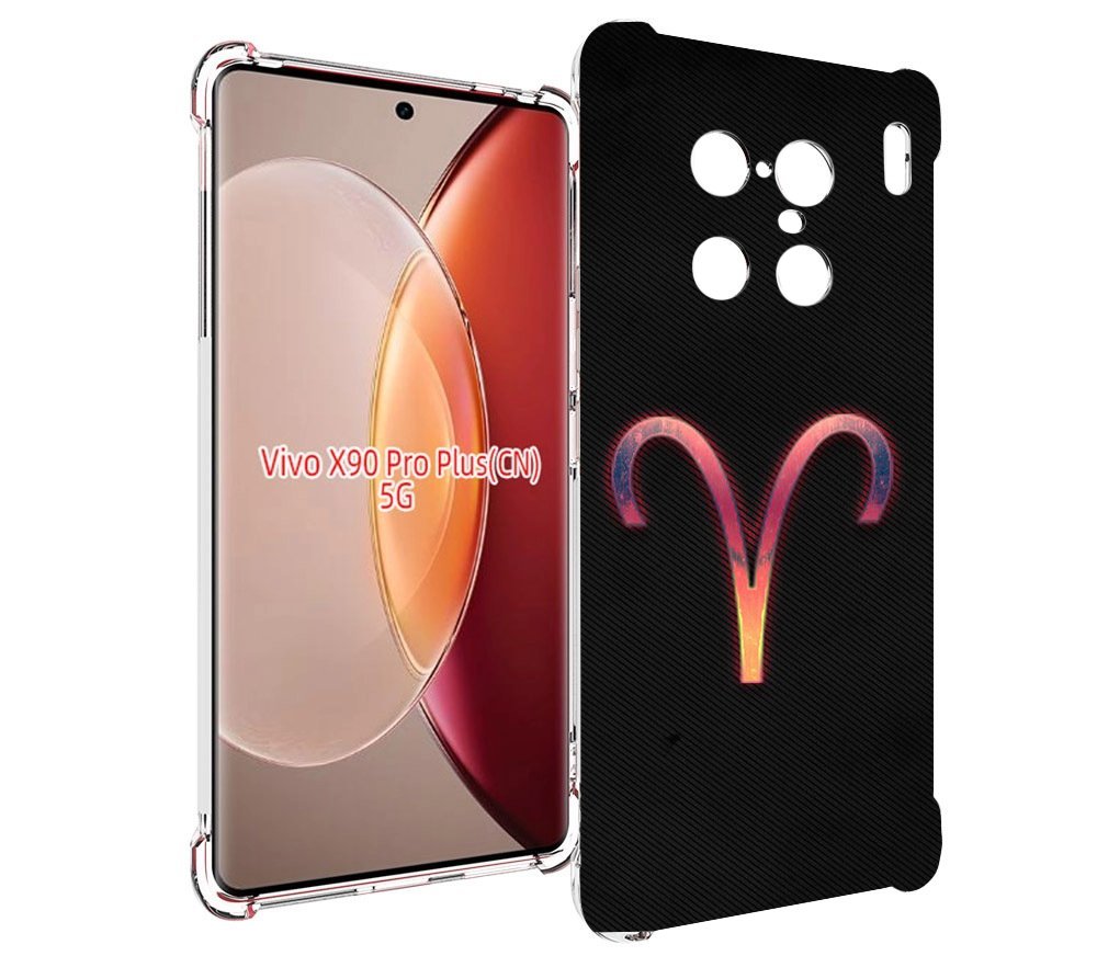 

Чехол MyPads знак зодиака овен 1 для Vivo X90 Pro Plus, Прозрачный, Tocco