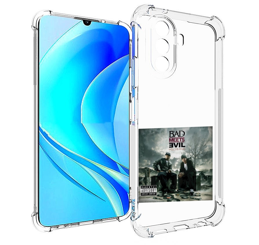 

Чехол MyPads Eminem BAD MEETS EVIL – HELL THE SEQUEL для Huawei Nova Y70, Прозрачный, Tocco
