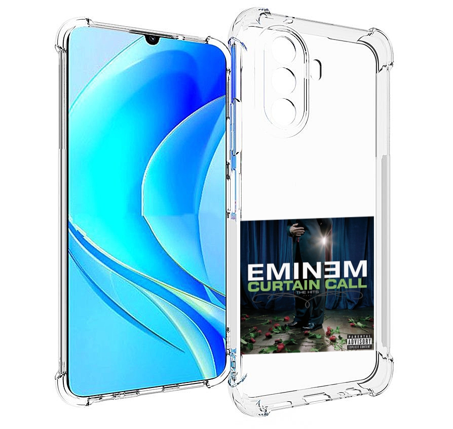 

Чехол MyPads Eminem CURTAIN CALL, THE HITS для Huawei Nova Y70 / Nova Y70 Plus, Прозрачный, Tocco