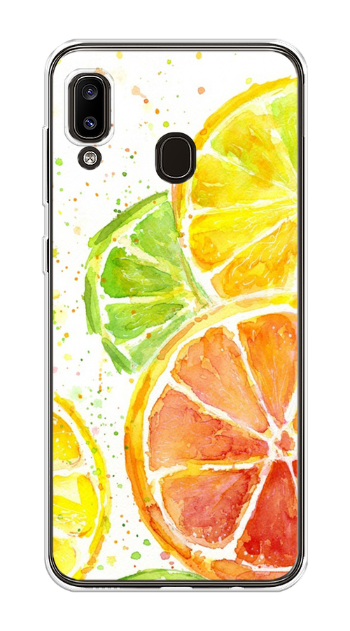

Чехол на Samsung Galaxy A30/A20 "Цитрусовые", Белый;желтый;красный;зеленый, 27550-1