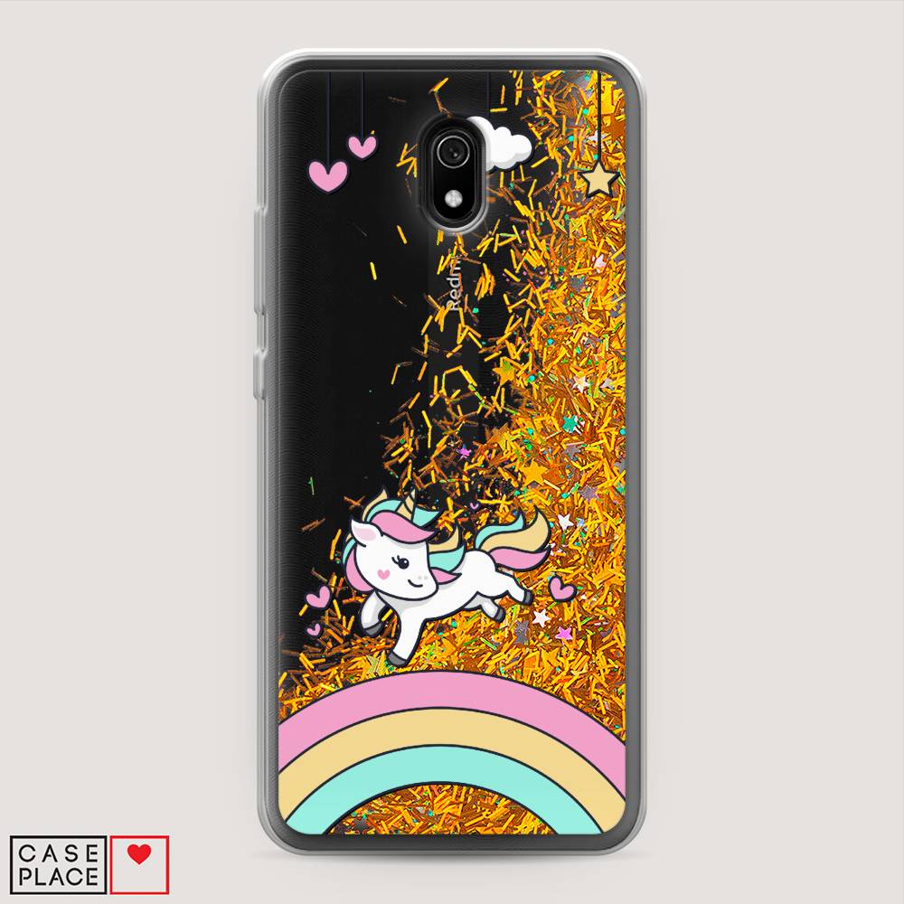 

Чехол Awog на Xiaomi Redmi 8A "Единорог на радуге", Разноцветный, 37290-1