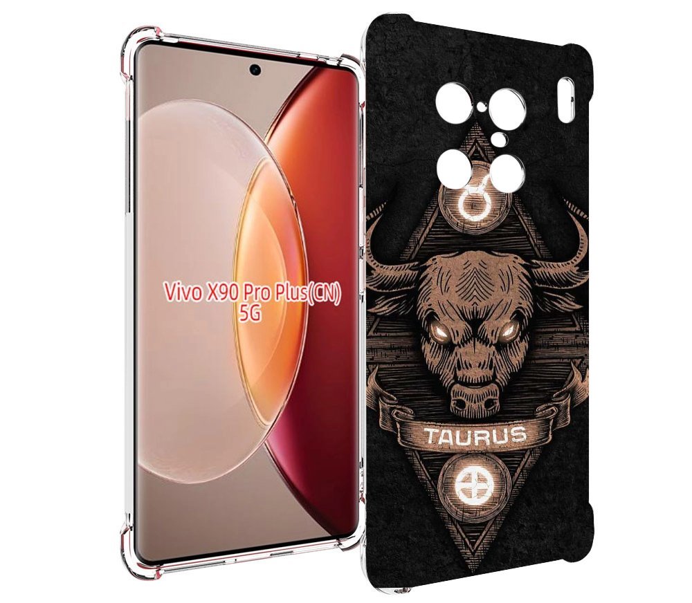 

Чехол MyPads знак зодиака телец 2 для Vivo X90 Pro Plus, Прозрачный, Tocco