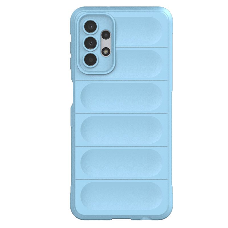 Противоударный чехол Flexible Case для Samsung Galaxy A13 (голубой)