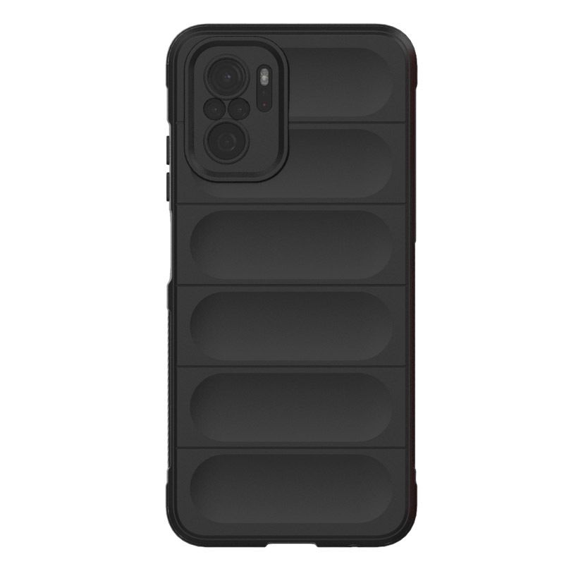 фото Противоударный чехол flexible case для xiaomi redmi note 10 / 10s (черный) black panther