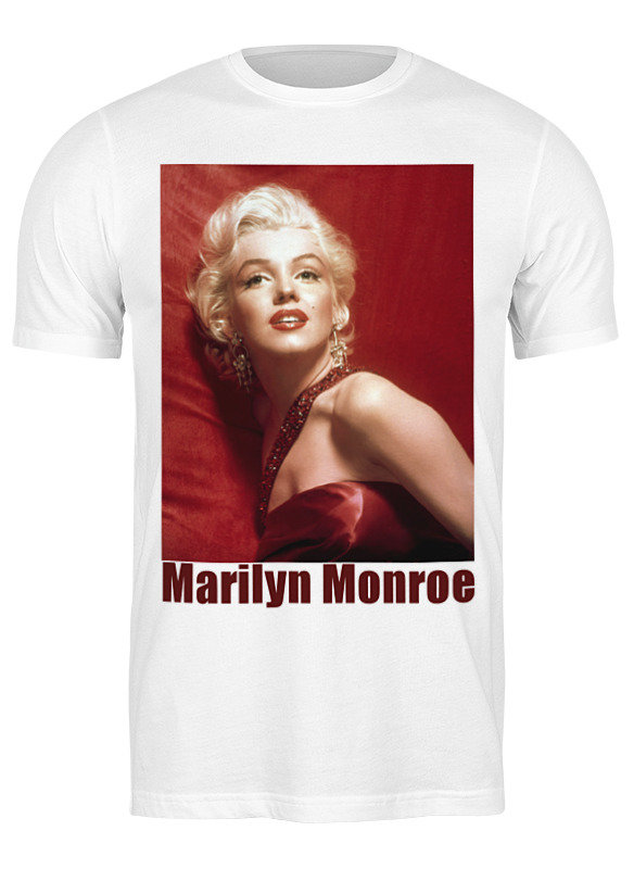 

Футболка мужская Printio Marilyn monroe red 1757895 белая L, Белый, Marilyn monroe red 1757895