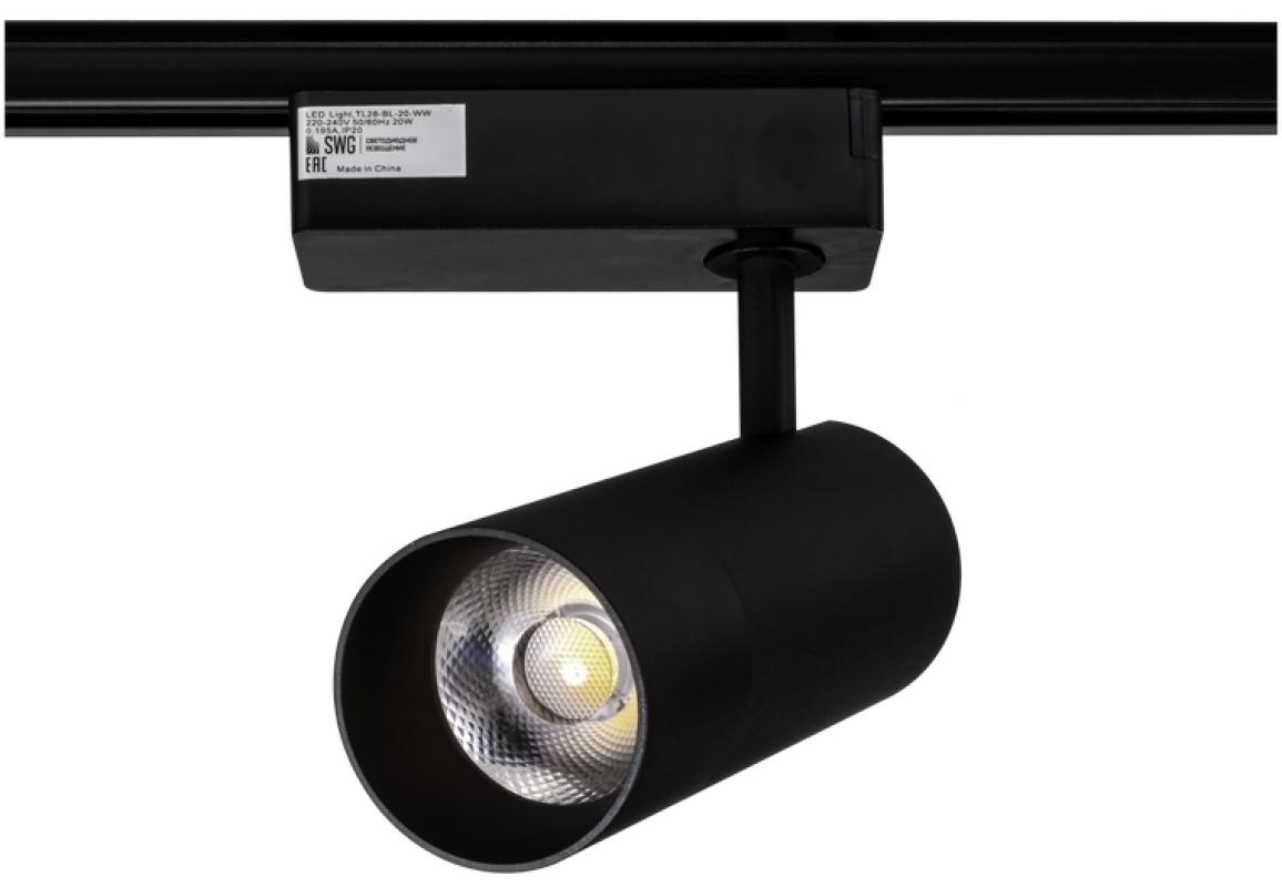 

Трековый светильник SWG TL28-BL-20-WW
