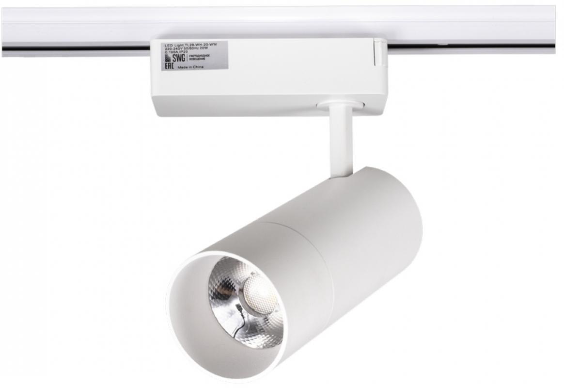 

Трековый светильник SWG TL28-WH-20-NW