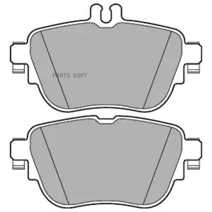 

Тормозные колодки DELPHI задние для Mercedes-Benz W213 2016- lp3262