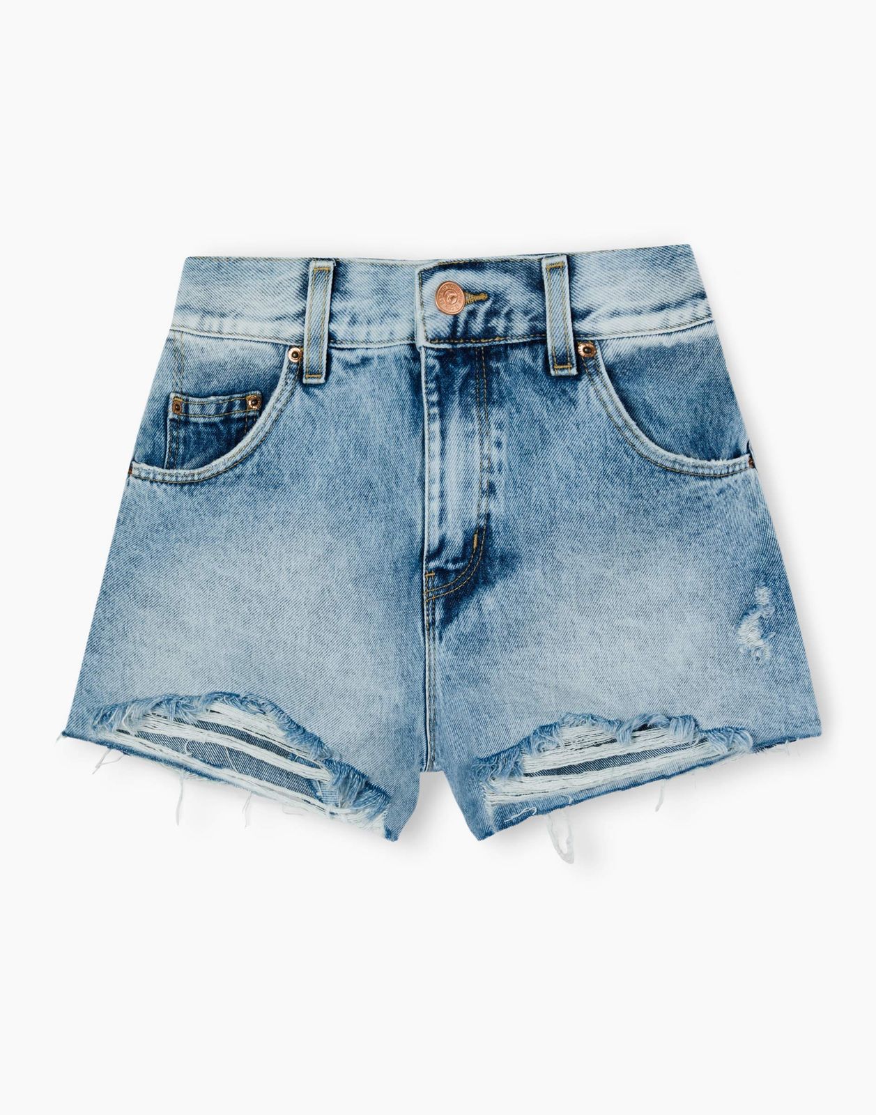 

Шорты женские Gloria Jeans GSH011905 синий /медиум-лайт айс/ XS/164, GSH011905