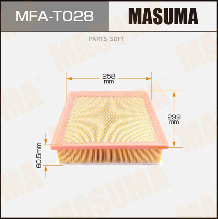 

Фильтр воздушный TOYOTA Masuma MFAT028