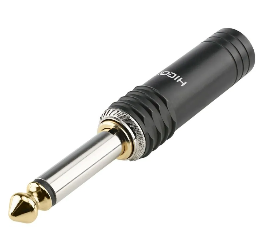 

Разъем Jack (Mono) HIC-ON HI-J63M14, Черный;серебристый, HI-J63M14