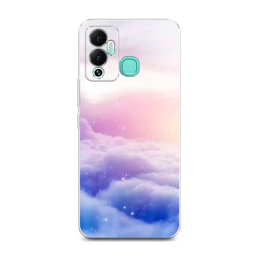 

Чехол на Infinix Hot 12 Play "Небеса", Голубой;белый;розовый, 3101750-2